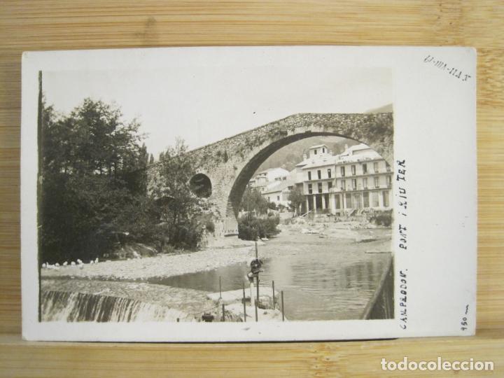 Postales: CAMPRODON-PONT I RIU TER-FOTOGRAFICA-POSTAL ANTIGUA-(99.602)