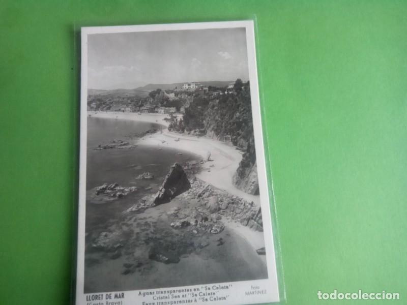 Postales: LLORET DE MAR, POSTAL ANTIGUA , BLANCO Y NEGRO - Foto 2