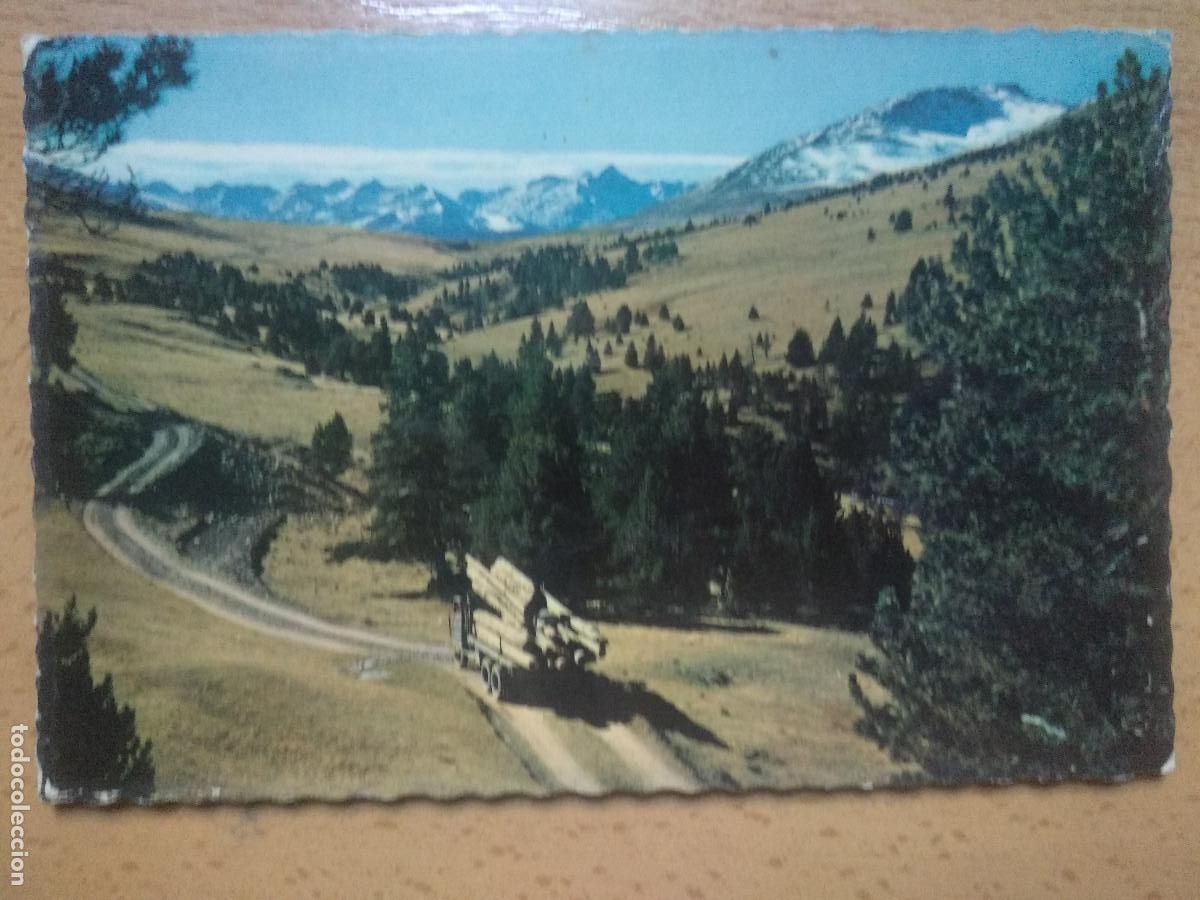 Postales: PIRINEOS DE LERIDA. EL VALLE DE ARAN. CAMION..