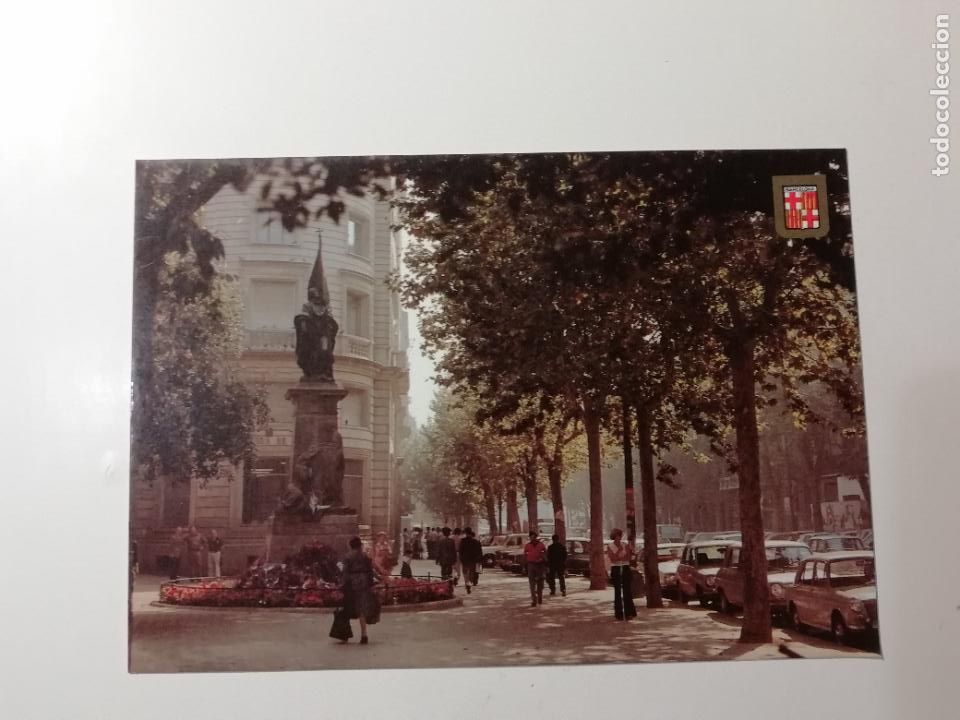 Postais: Tarjeta postal Barcelona Monumento a Rafael Casanova Catalunya Catalu&ntilde;a Escudo de Oro N&ordm; 461
