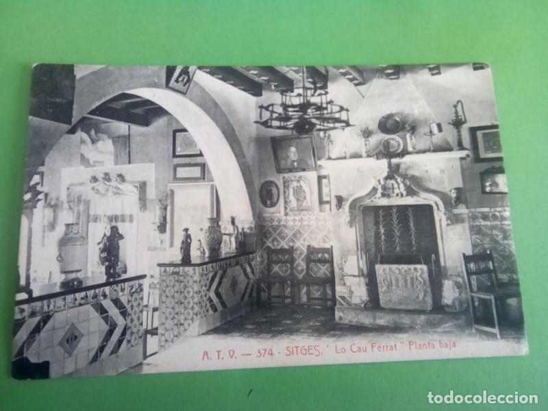 Postales: SITGES , POSTAL ANTIGUA , BLANCO Y NEGRO - Foto 2
