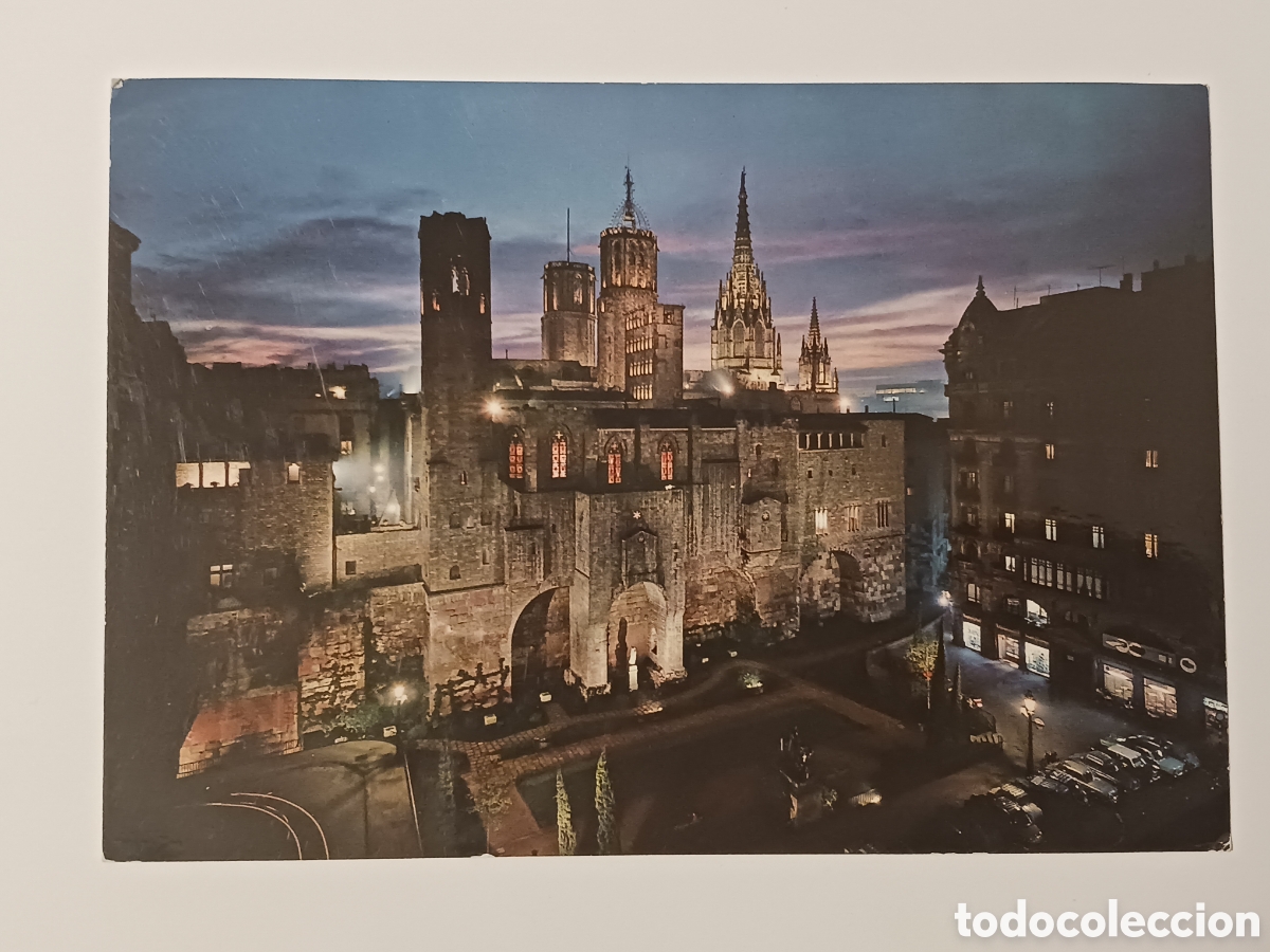 Postales: Barcelona, Capilla Real, circulada. - Foto 1