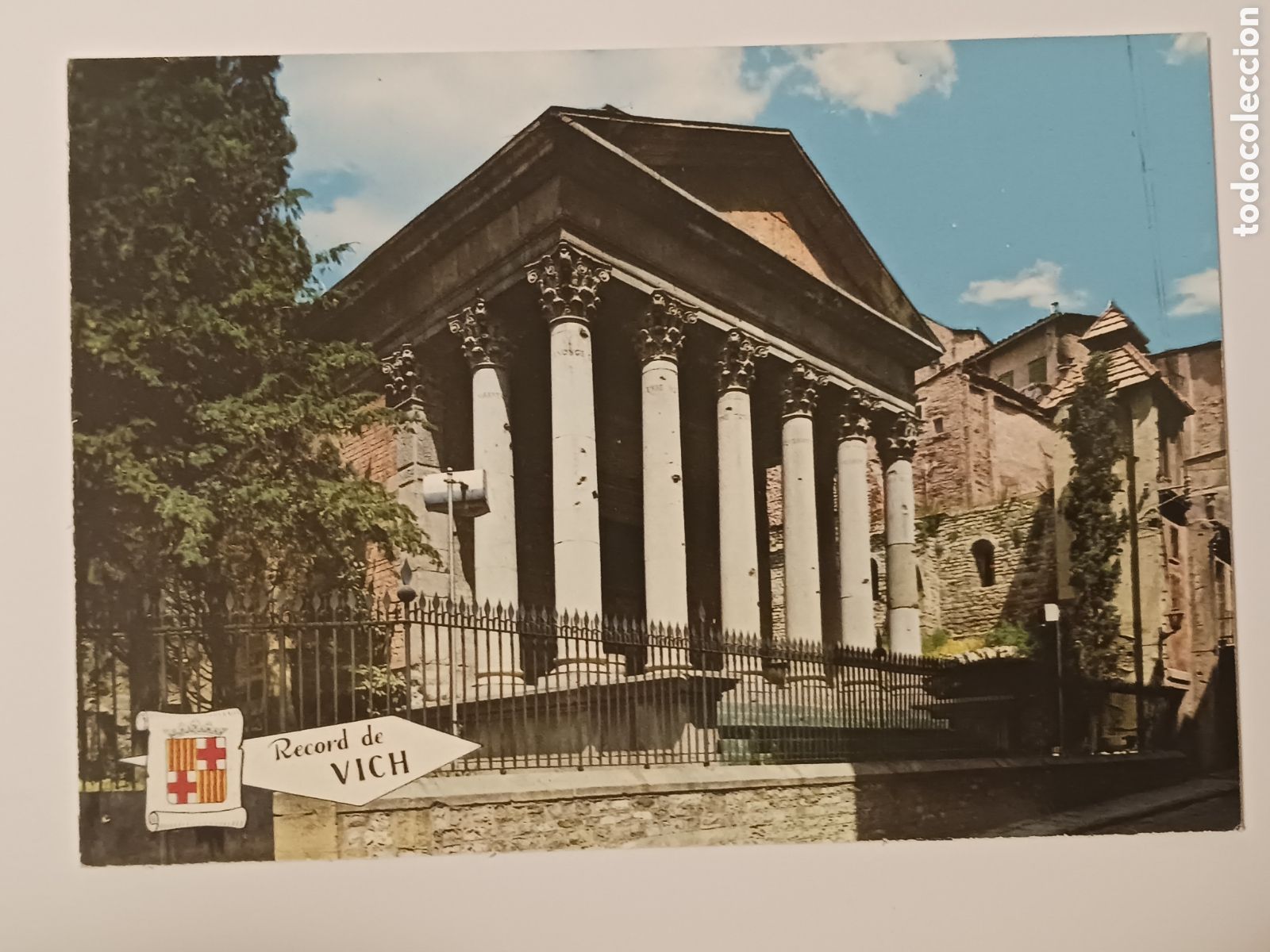 Postales: Barcelona, Vich, templo romano. - Foto 1