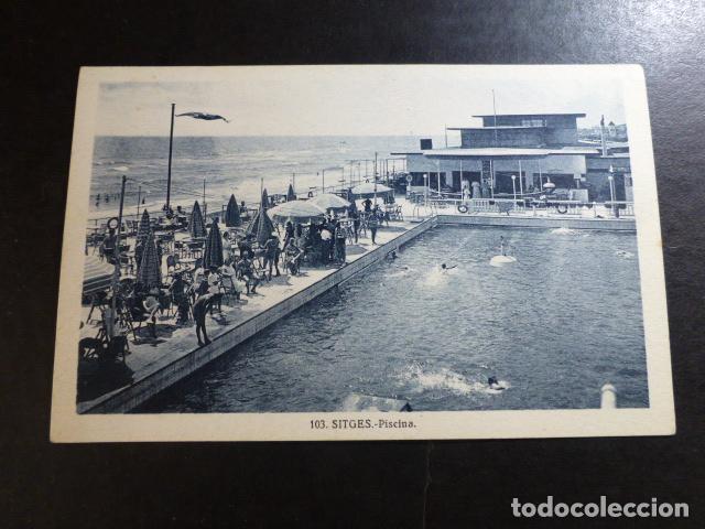 Postales: SITGES BARCELONA PISCINA - Foto 1