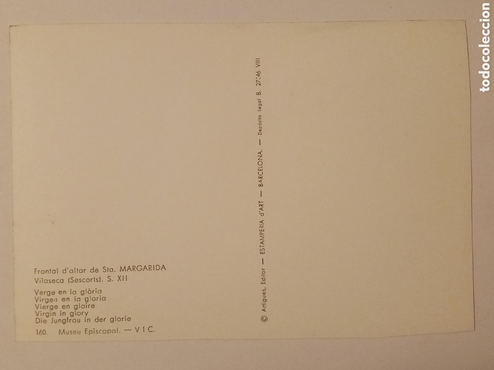 Postales: Barcelona, Museo Episcopal - Foto 2