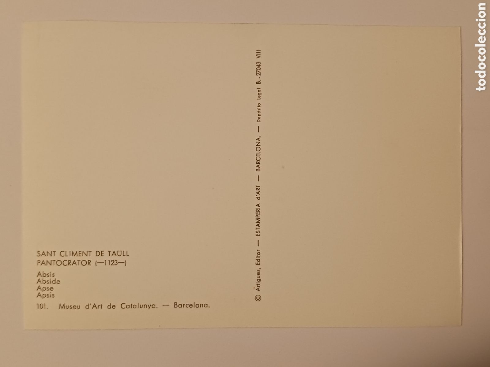 Postales: Barcelona, Museo de Arte - Foto 2