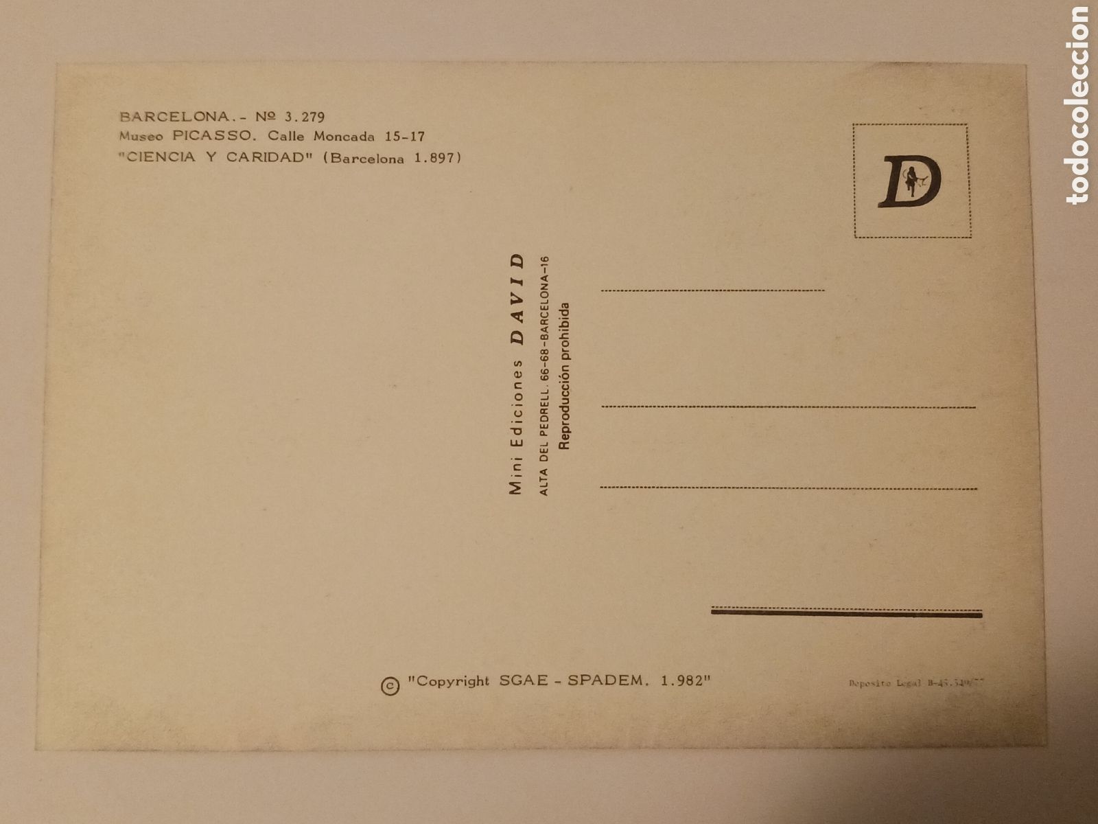 Postales: Barcelona, Museo Picasso. - Foto 10