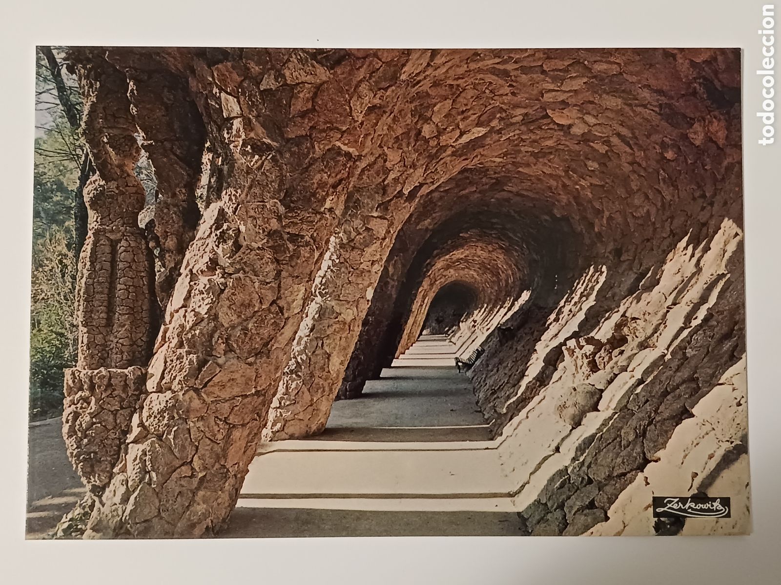 Postales: Barcelona, Parque G&uuml;ell. - Foto 1