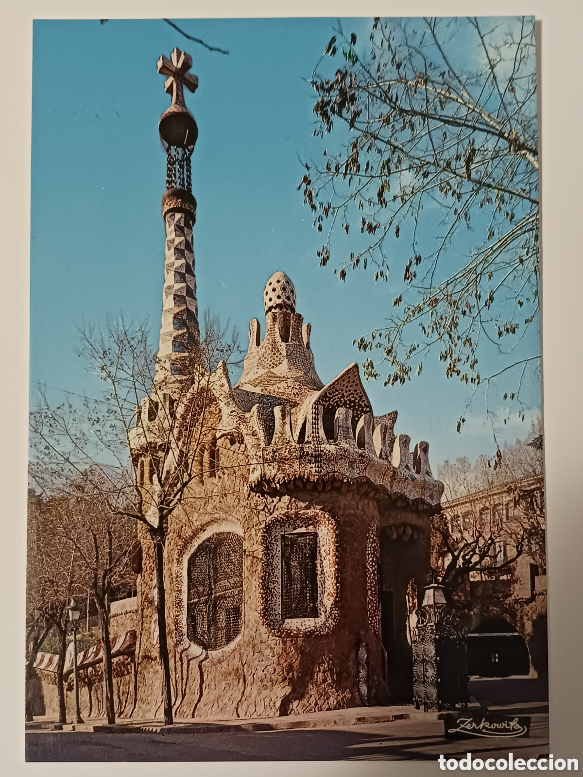 Postales: Barcelona, Entrada al Parque G&uuml;ell. - Foto 1