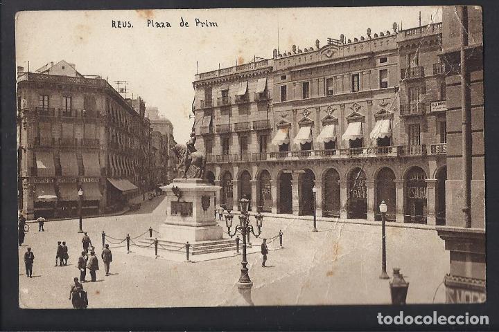 Postales: Postal de Reus. Estado muy doblada - Foto 1