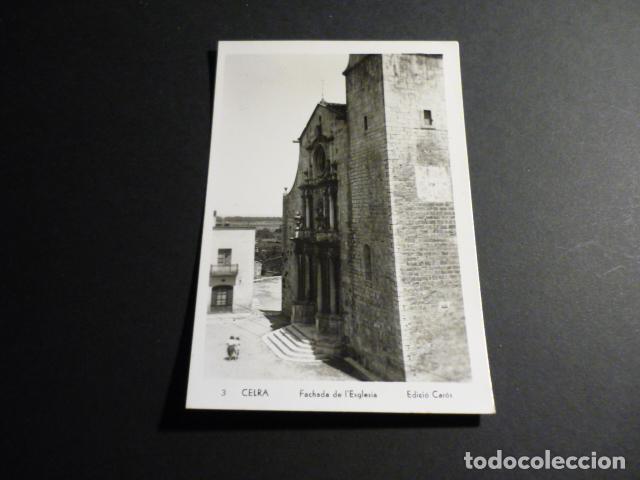 Postales: CELRA GERONA FACHADA DE LA IGLESIA - Foto 1