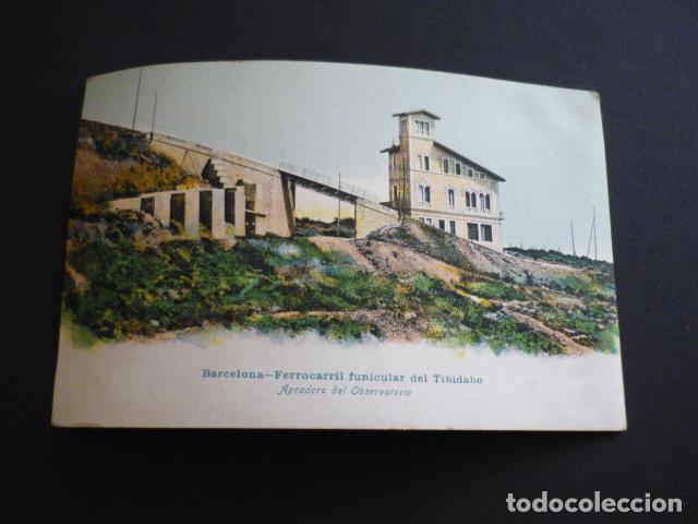 Postales: BARCELONA FERROCARRIL FUNICULAR DEL TIBIDABO - Foto 1