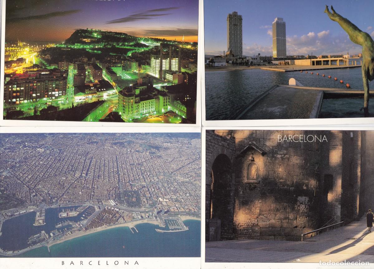 Postales: 5 postales de Barcelona sin circular - Foto 1