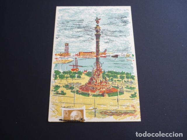 Postales: BARCELONA MONUMENTO A COLON - Foto 1