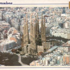 Postales: BARCELONA, LA SAGRADA FAMILIA DE GAUDI, ESCUDO DE ORO