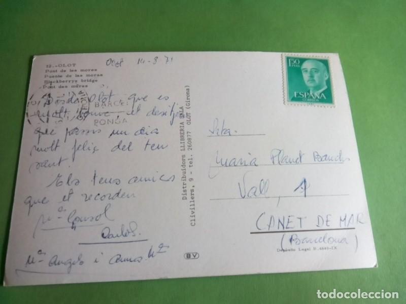 Postales: OLOT , POSTAL EN COLOR , A&Ntilde;O 1971 . - Foto 3