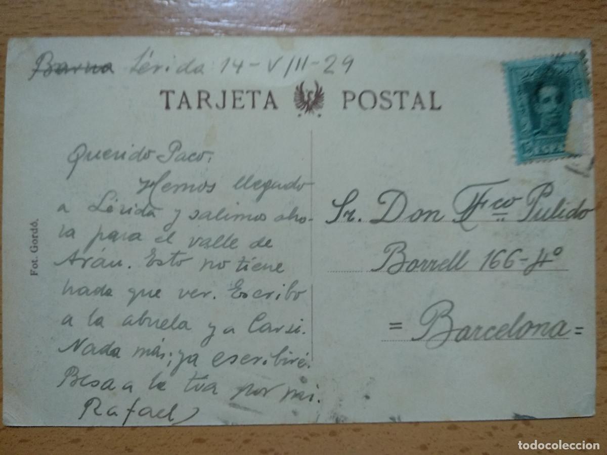 Postales: LERIDA. COMPUERTAS Y CANAL. - Foto 2