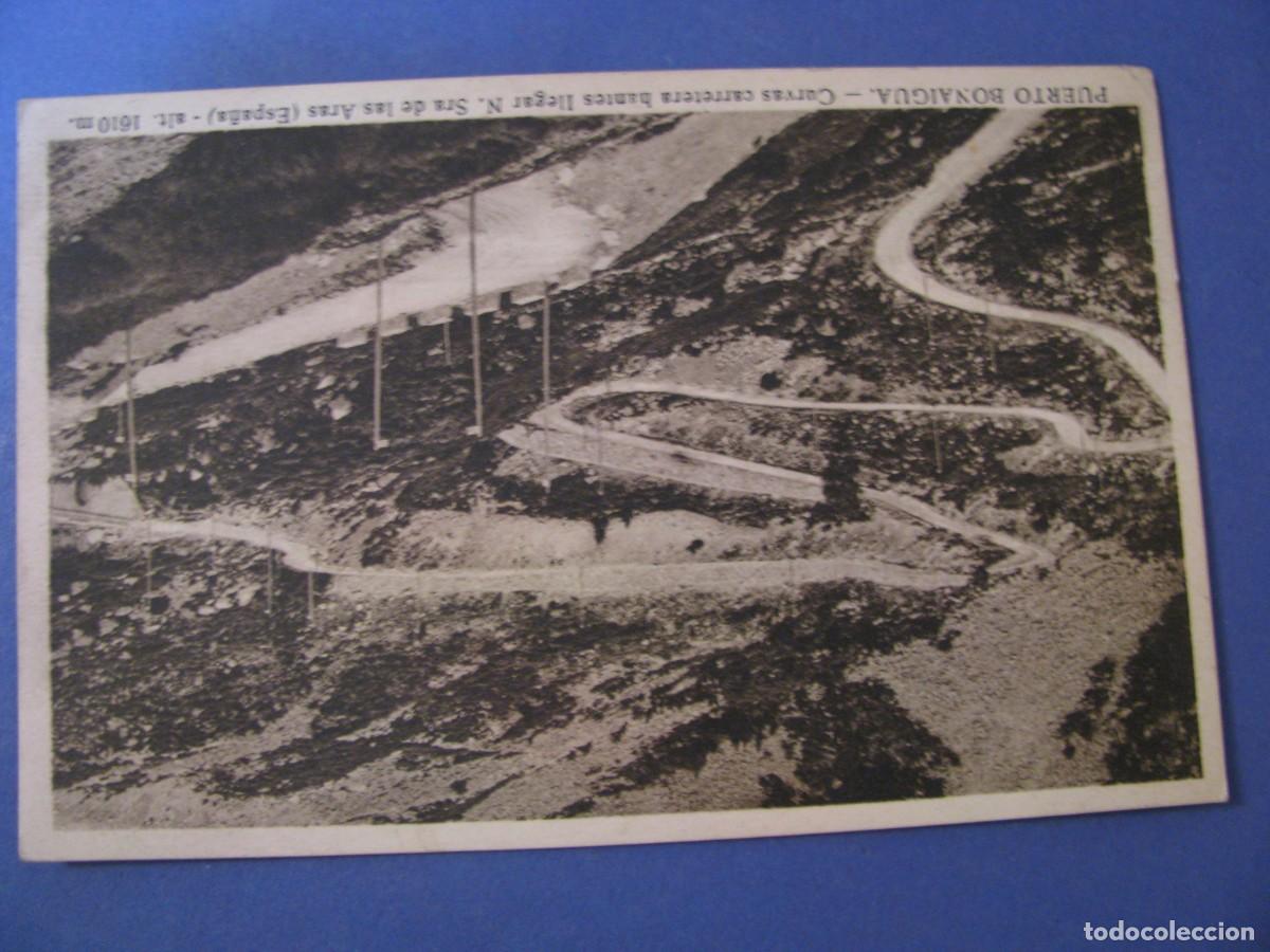 Postales: POSTAL DE PUERTO BONAIGUA. CURVAS CARRETERA HANTES LLEGAR N. SRA. DE LAS ARAS. SOLE.