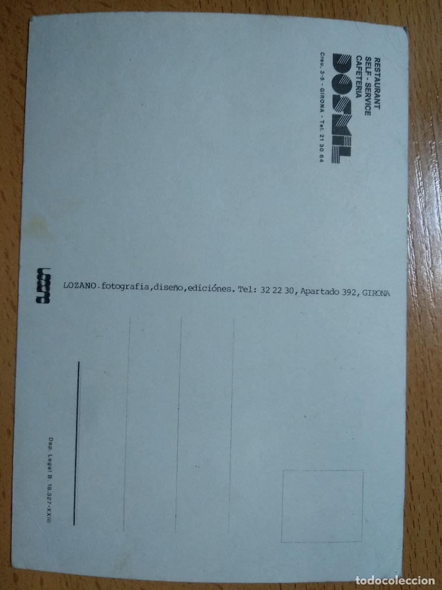 Postales: RESTAURANTE CAFETERIA DOSMIL. GERONA. - Foto 2