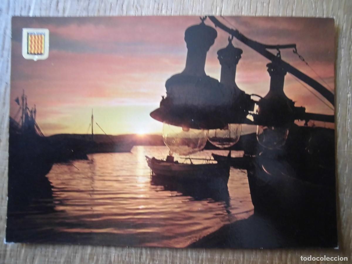 Postales: POSTAL COSTA DORADA BELLO ATARDECER ESCUDO DE ORO