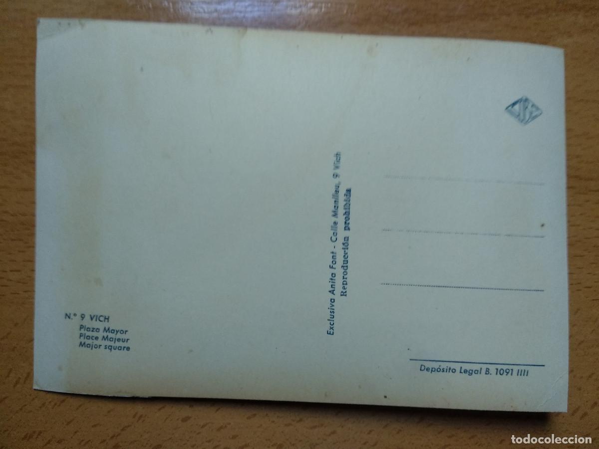 Postales: VICH. PLAZA MAYOR. - Foto 2