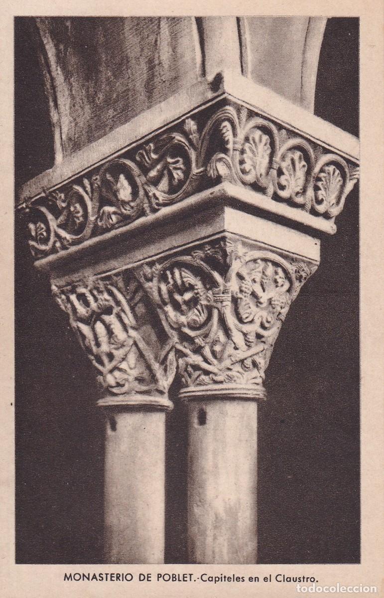 Postkarten: POBLET - MONASTERIO DE SANTA MARIA. CAPITELES EN EL CLAUSTRO