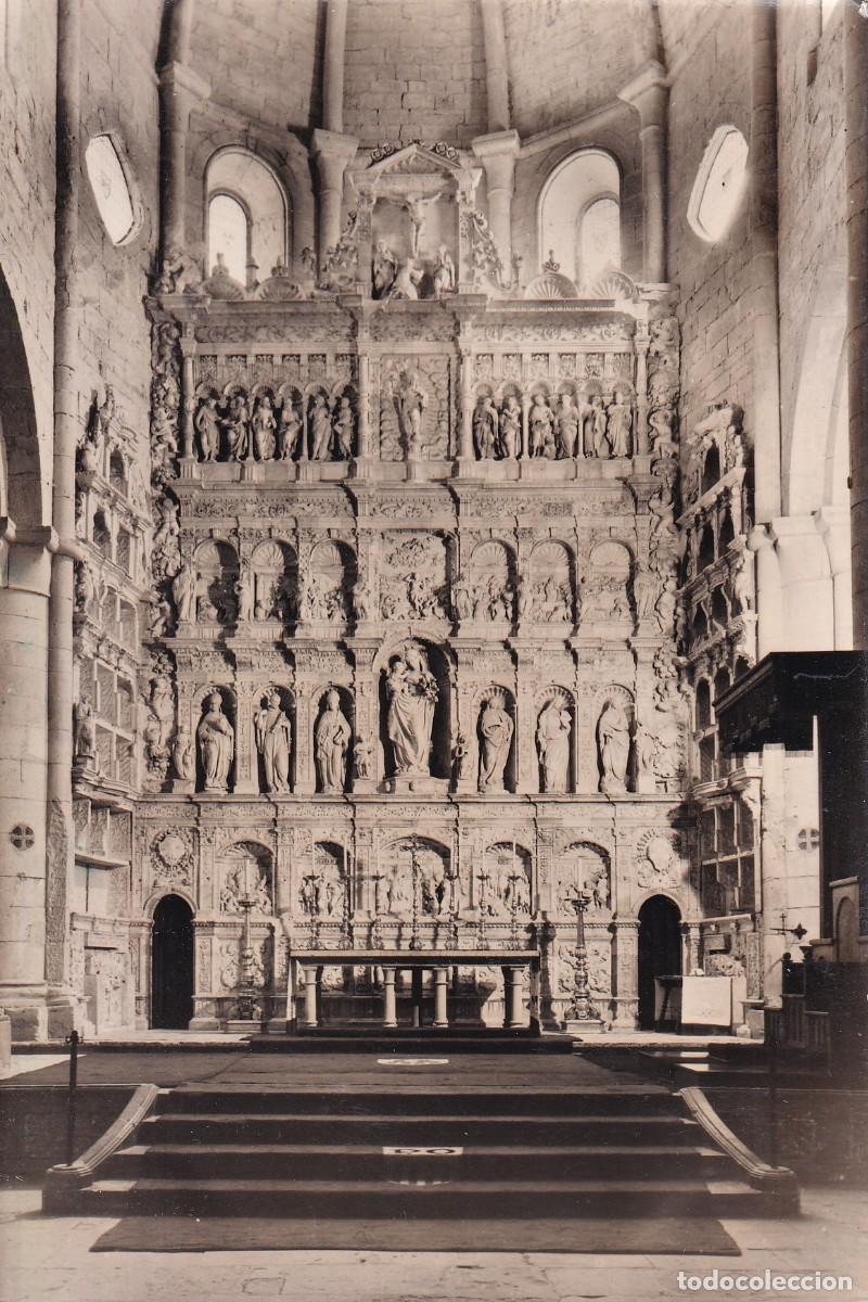 Postales: POBLET - MONASTERIO DE SANTA MARIA. ALTAR MAYOR