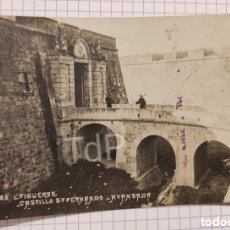 Postales: FIGUERES - J VILÀ - CASTELL DE SANT FERRAN - AVANZADA - CASTILLO SAN FERNANDO - 185 - CIRCULADA 1910. Lote 389112374