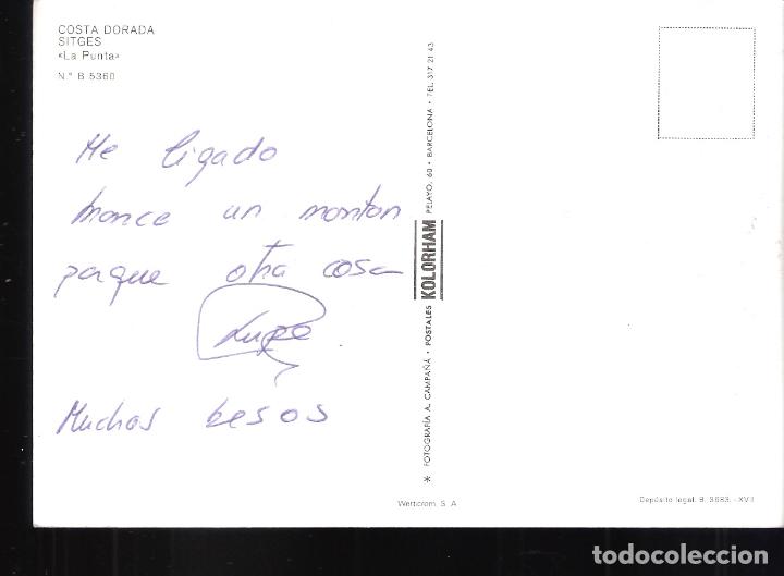 Postales: Sitges, La Punta. Costa Dorada. Barcelona. - Foto 2