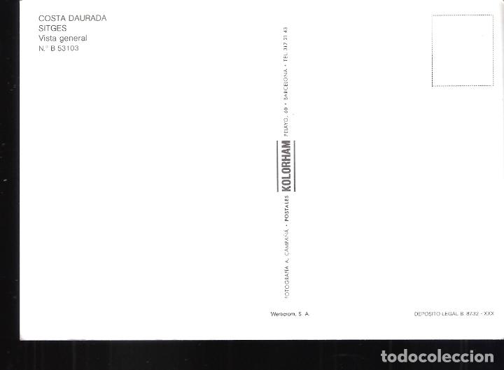 Postales: Sitges. Costa Dorada. Barcelona. - Foto 2