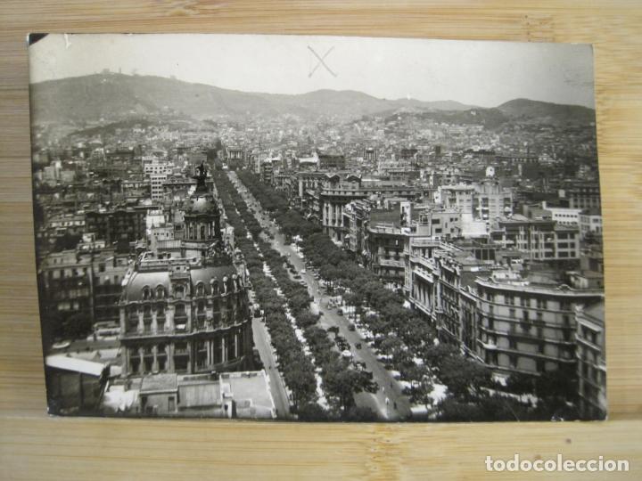 Postales: BARCELONA-PASEO DE GRACIA-FOTOGRAFIA ANTIGUA-VER FOTOS-(100.462)