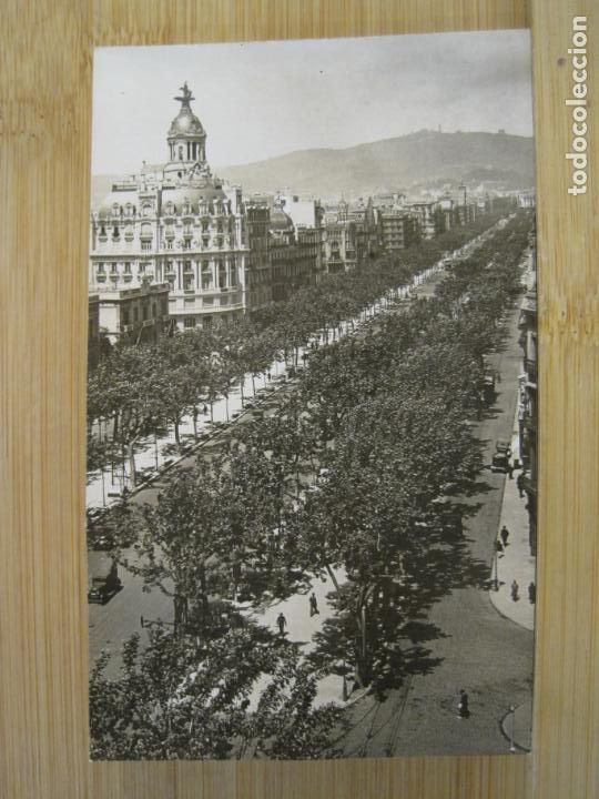 Postales: BARCELONA-PASEO DE GRACIA-FOTOGRAFIA ANTIGUA-VER FOTOS-(100.467)