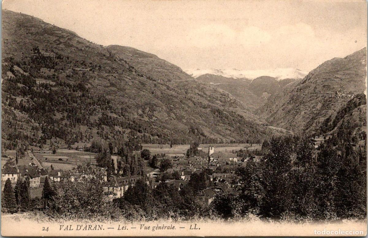 Postkarten: Val d'Ar&agrave;n - Les - Vue g&eacute;n&eacute;rale - Ed. LL. n&ordm; 24 - 139x89mm