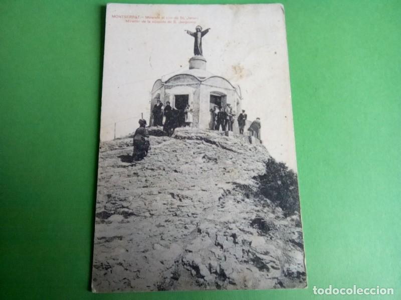 Postais: MONTSERRAT, POSTAL ANTIGUA , BLANCO Y NEGRO