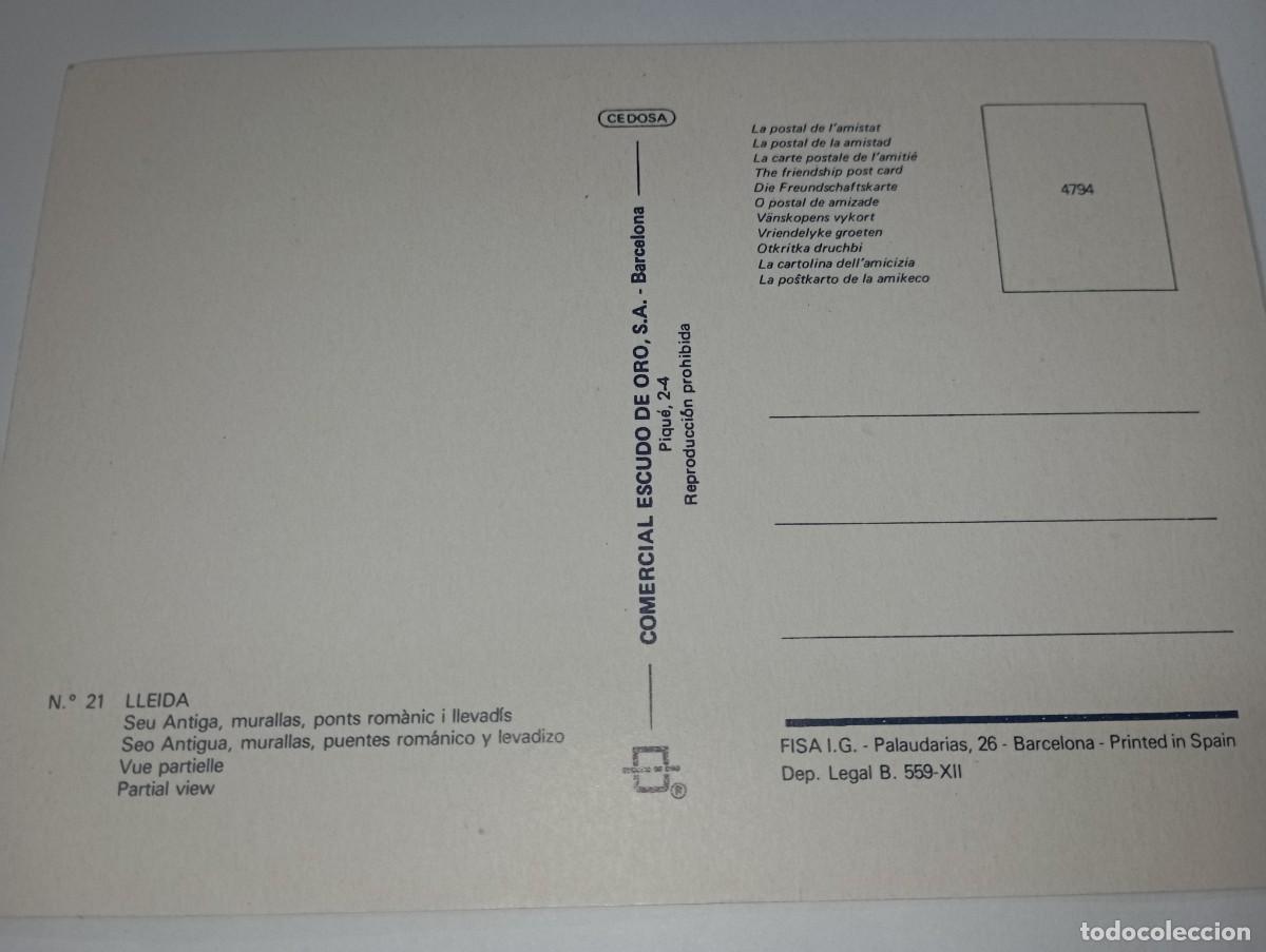 Postales: L&eacute;rida. B1 - Foto 2