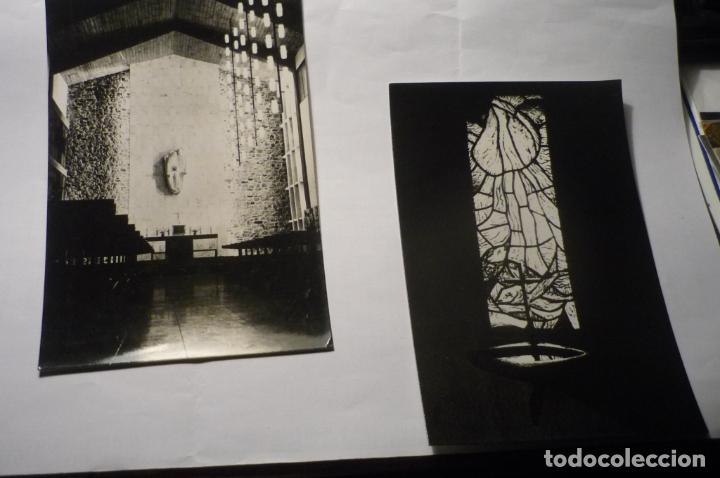 Postales: lote postales seo de urgel.-religiosas sgda.familia capilla vidriera pila cm