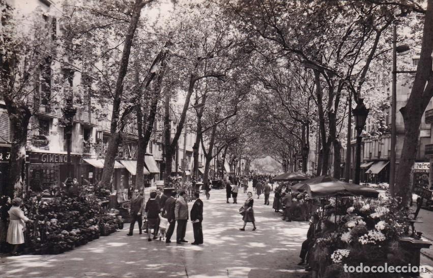 Postales: BARCELONA - RAMBLA DE LAS FLORES - Foto 1