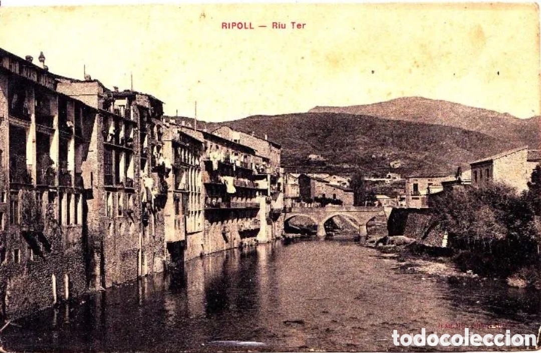 Postales: RIPOLL (GERONA) - R&Iacute;O TER - Foto 1
