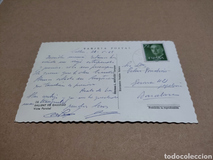 Postales: Postal Sallent de Gallego - Foto 2