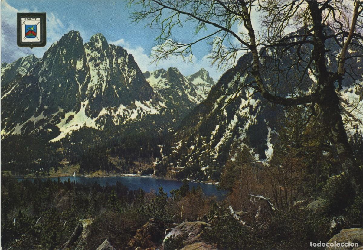 Postales: N&ordm; 913-LLEIDA. Pirineo catal&aacute;n. Vall d'Espot. Lago de San Maurici. Sin circular. ED. SOBERANAS