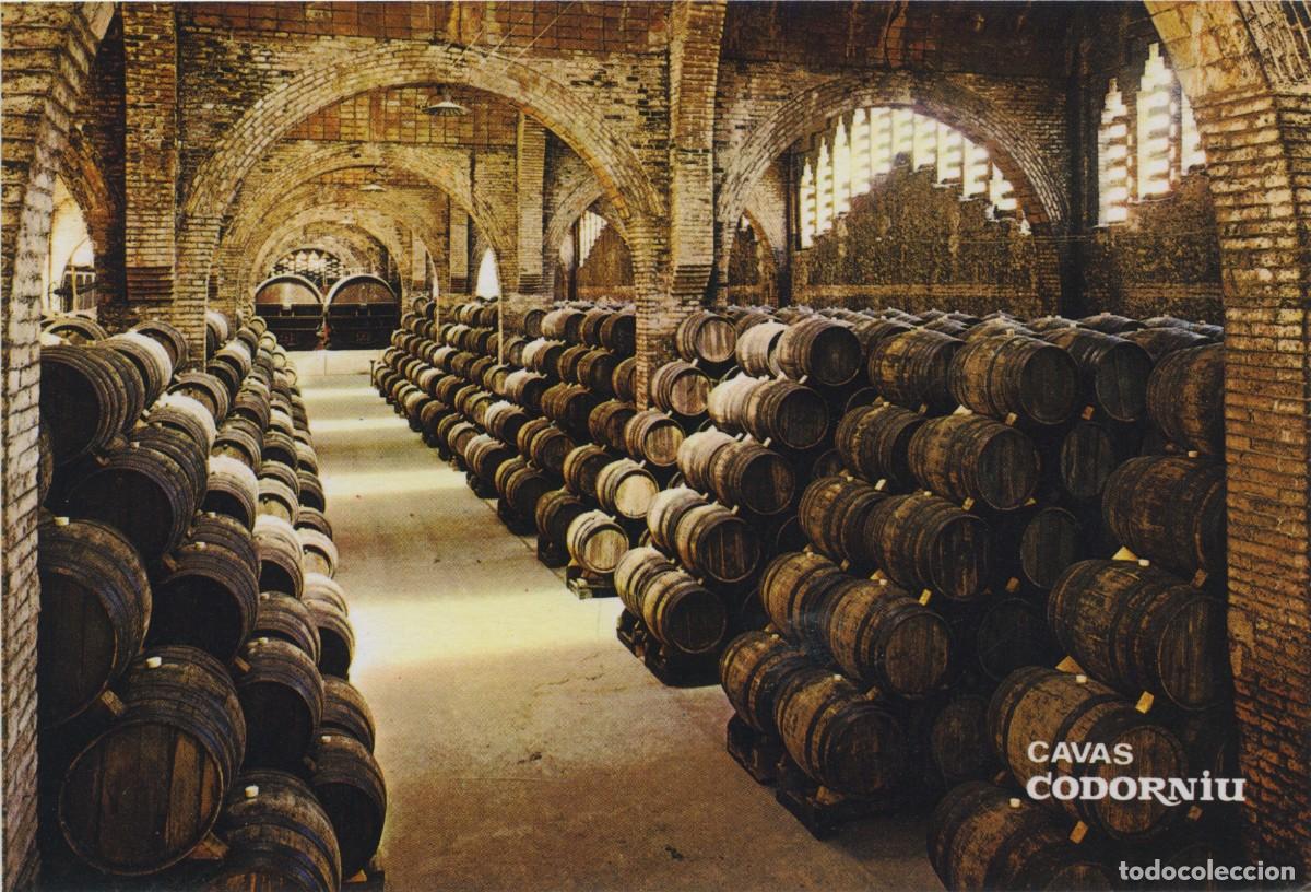 Postales: CAVAS CODORNIU. Una bodega. Monumento Nacional. Sin circular. ED. CASA CODORNIU