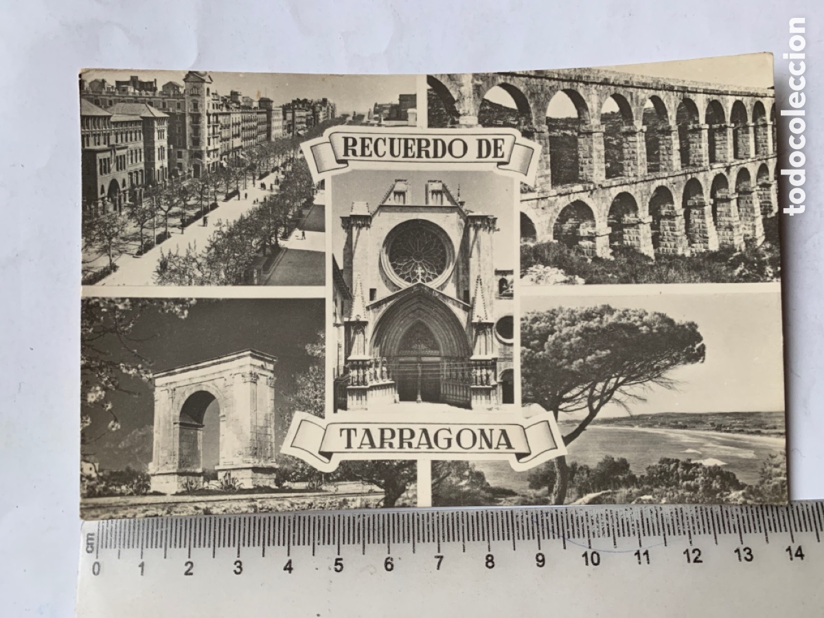 Postales: POSTAL. RECUERDO DE TARRAGONA. DIVERSOS ASPECTOS. FOTO R. &hellip; CASA CHINCHILLA.