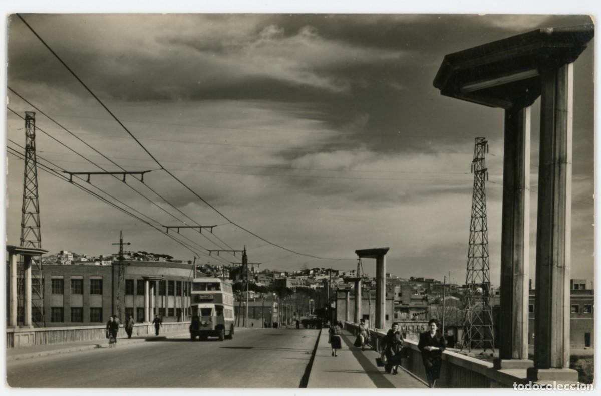 Postales: a08359 Sant Adria De Besos Puente Sobre El Rio Besos Selecta N&ordm;5 sc fotografica bus dos pisos