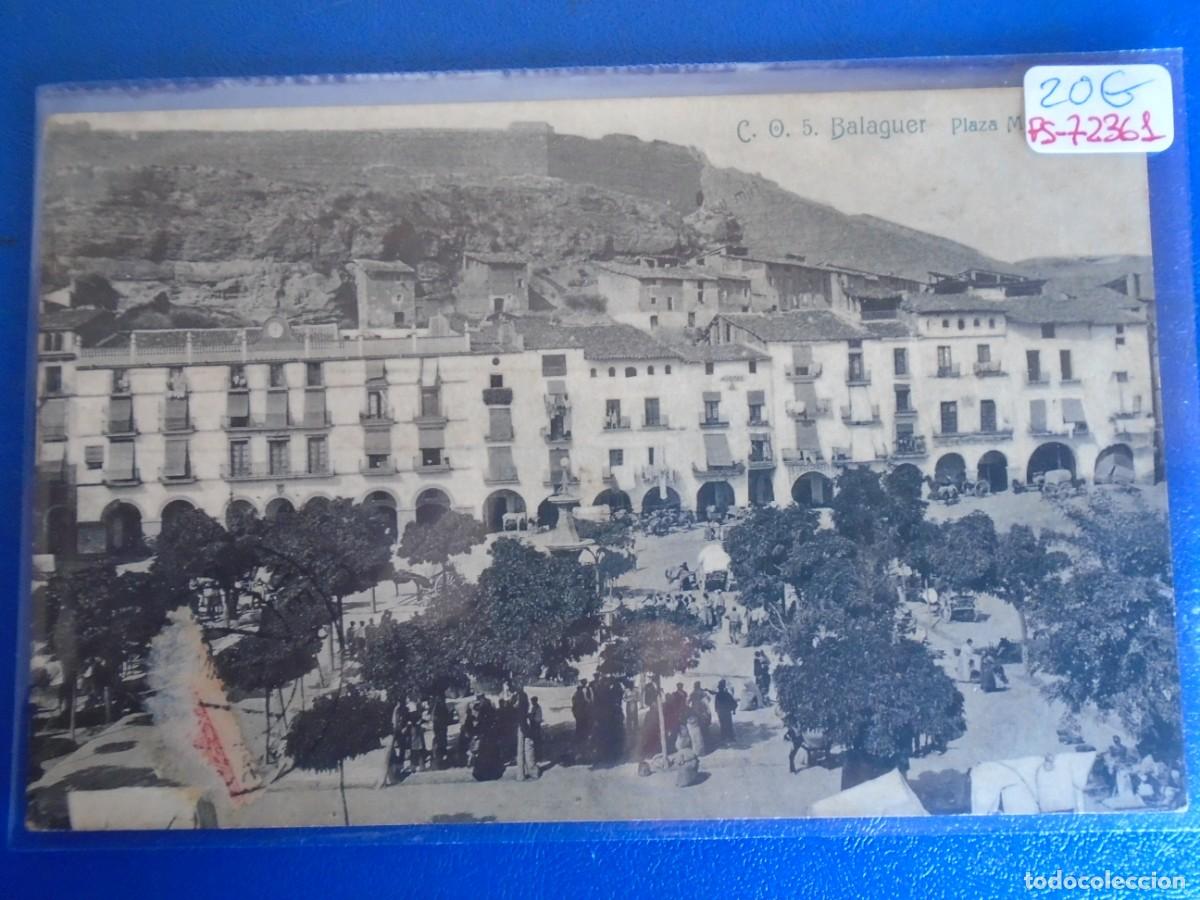 Postales: (PS-72361)POSTAL DE BALAGUER-PLAZA MAYOR.C.O.5