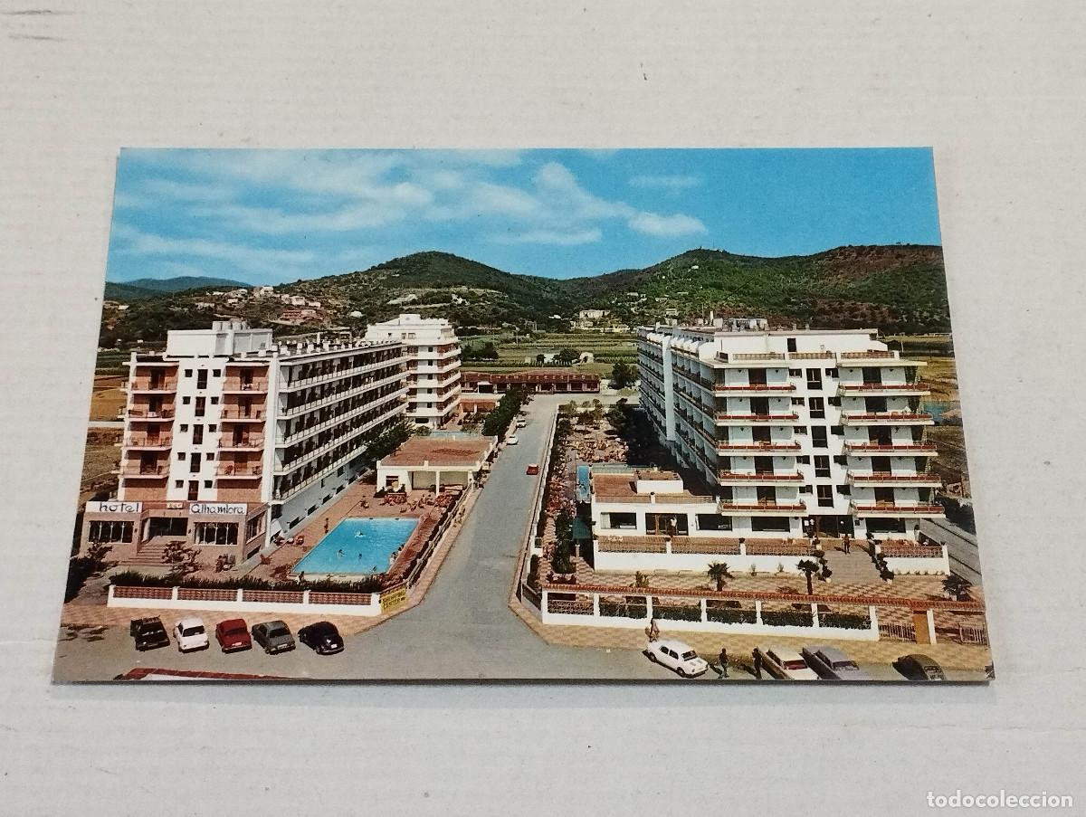 Postales: MARESME - POSTAL SANTA SUSANA - VISTA HOTELES ALHAMBRA Y RIVIERA