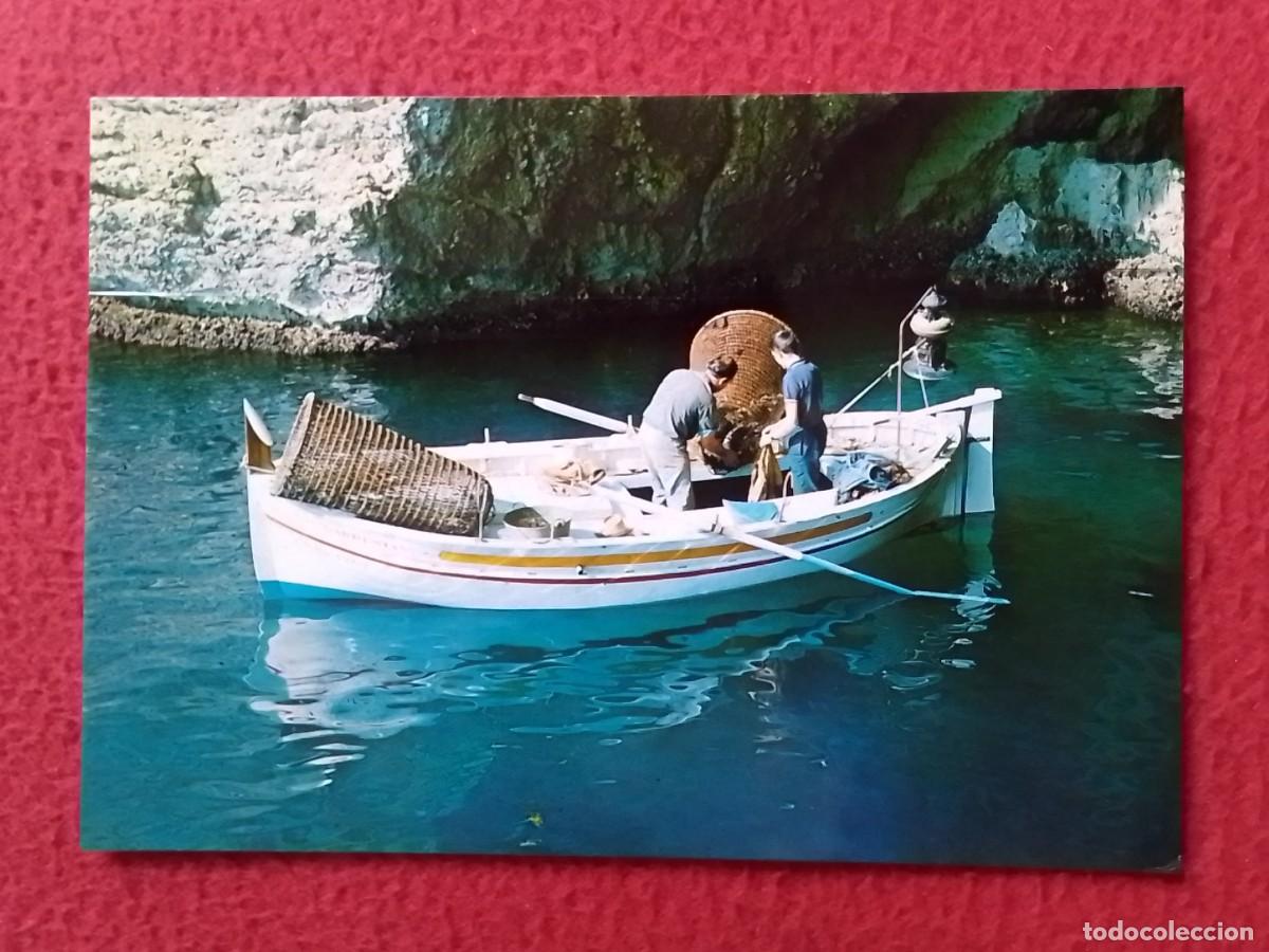Postales: POSTAL POST CARD COSTA BRAVA CATALU&Ntilde;A TAREAS DE PESCA FISHING A LA P&Ecirc;CHE, BARCA SHIP BOAT, FITER VER
