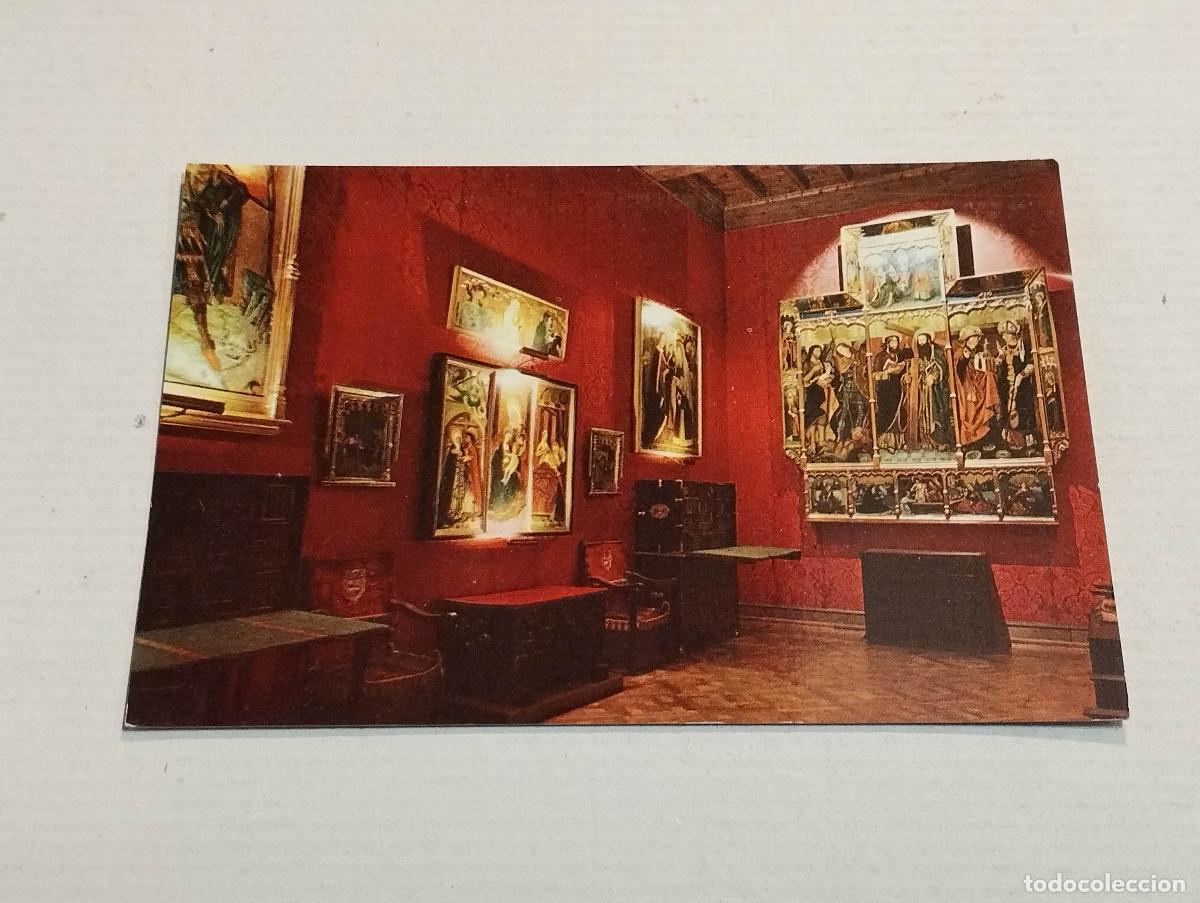 Postales: ALT EMPORD&Agrave; - POSTAL CASTILLO DE PERELADA - SAL&Oacute;N RETABLOS