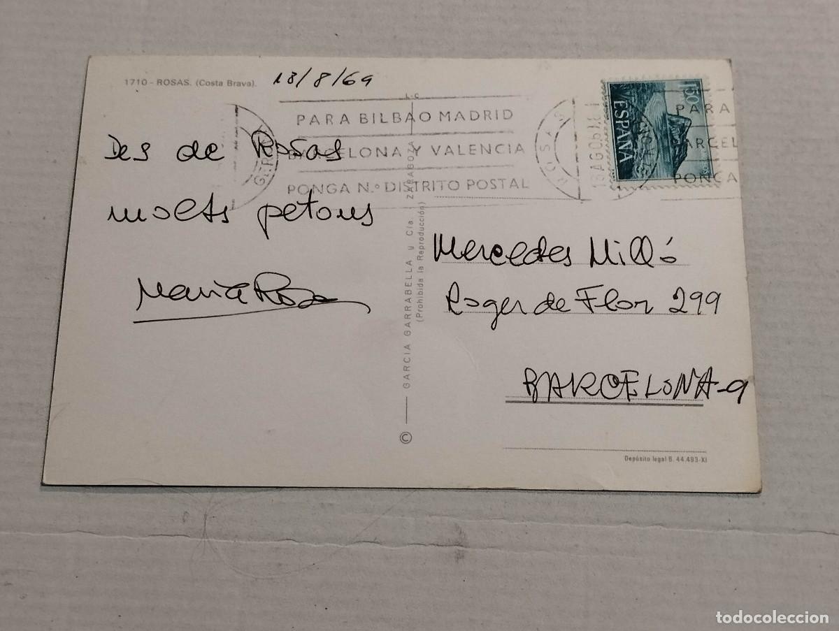 Postales: ALT EMPORD&Agrave; - POSTAL ROSAS - Foto 2