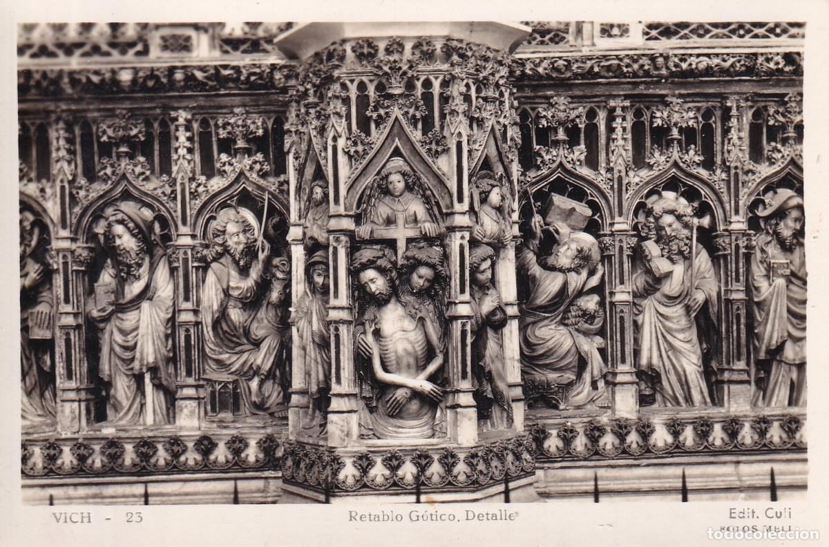 Postales: VIC - RETABLO G&Oacute;TICO - Foto 1