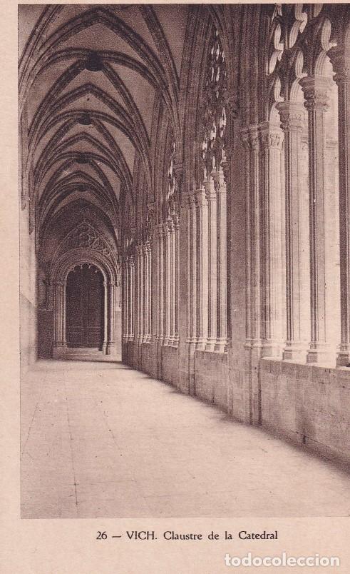 Postales: VIC - CLAUSTRO DE LA CATEDRAL - Foto 1